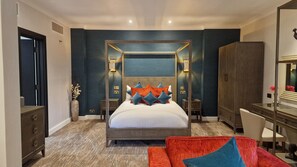 The Willow Suite | Hypo-allergenic bedding, desk, laptop workspace, blackout drapes