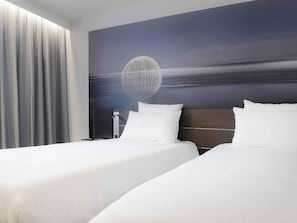 Classic-Zimmer, 2 Einzelbetten | Schreibtisch, Verdunkelungsvorhänge, schallisolierte Zimmer