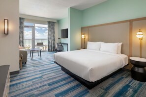 Suite, 1 King Bed with Sofa bed, Beachfront | Desk, blackout drapes, iron/ironing board, rollaway beds - Fairfield Inn & Suites by Marriott Pensacola Beach (Pensacola Beach)