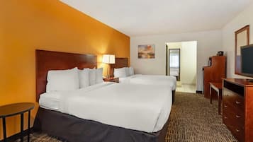 Blackout drapes, iron/ironing board, free WiFi, bed sheets