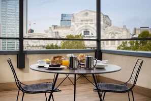Deluxe Double Room, Terrace, City View | Terrace/patio