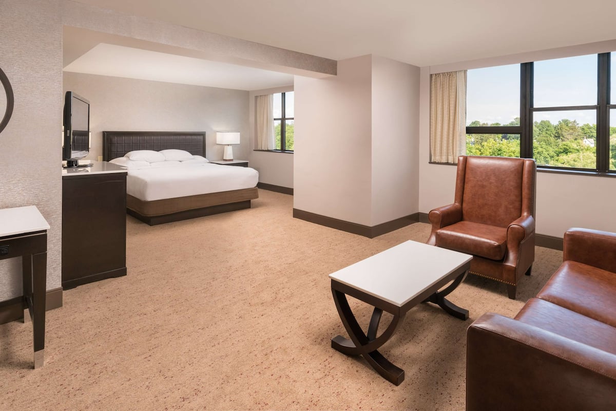junior suite | premium bedding, down duvets, pillow-top beds, in-room safe