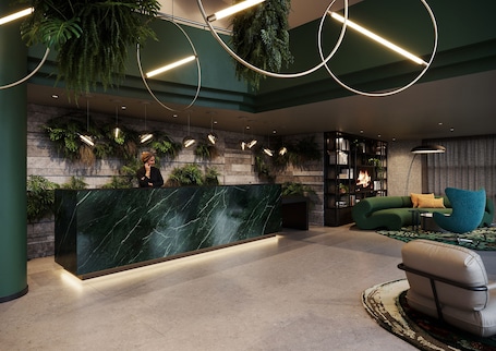 Reception. Motel One Frankfurt - Hauptbahnhof