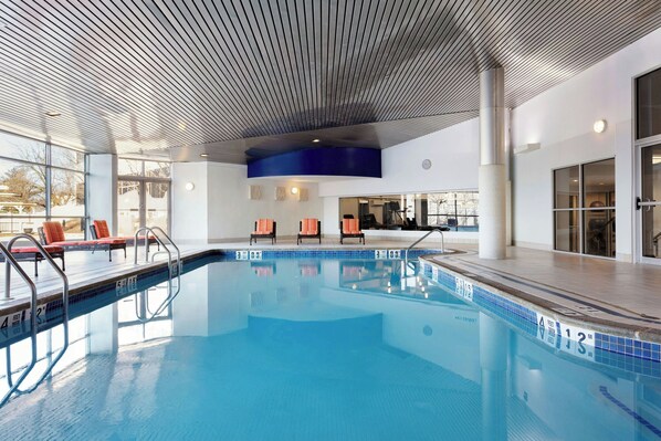 Indoor pool, seasonal outdoor pool