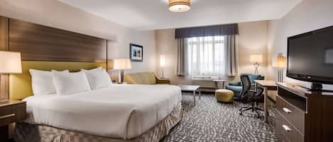 Suite, 1 très grand lit, non-fumeur | Lit avec matelas à plateau-coussin