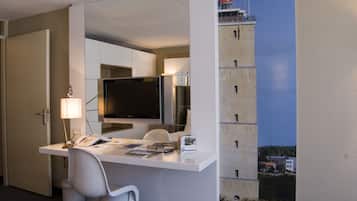 Superior Double Room | In-room safe, desk, blackout curtains, iron/ironing board
