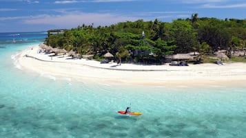 Uitzicht op strand/zee