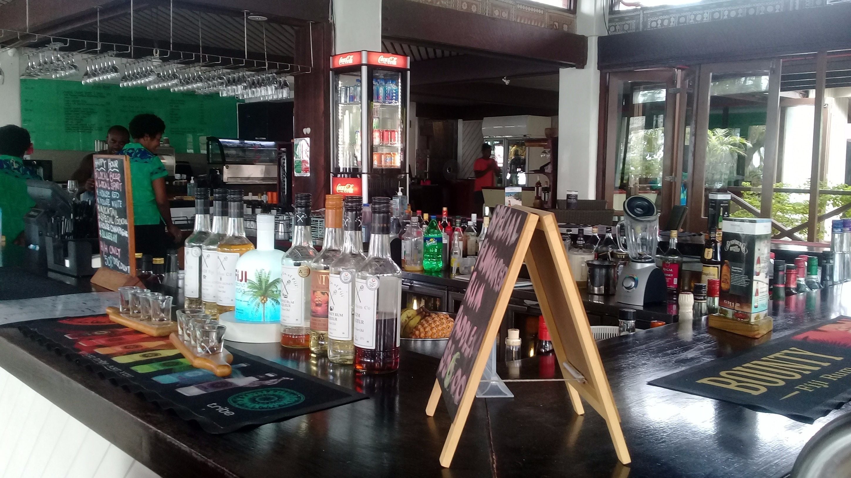 poolside views, open daily