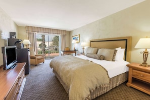 Pillow-top beds, desk, blackout curtains, iron/ironing board