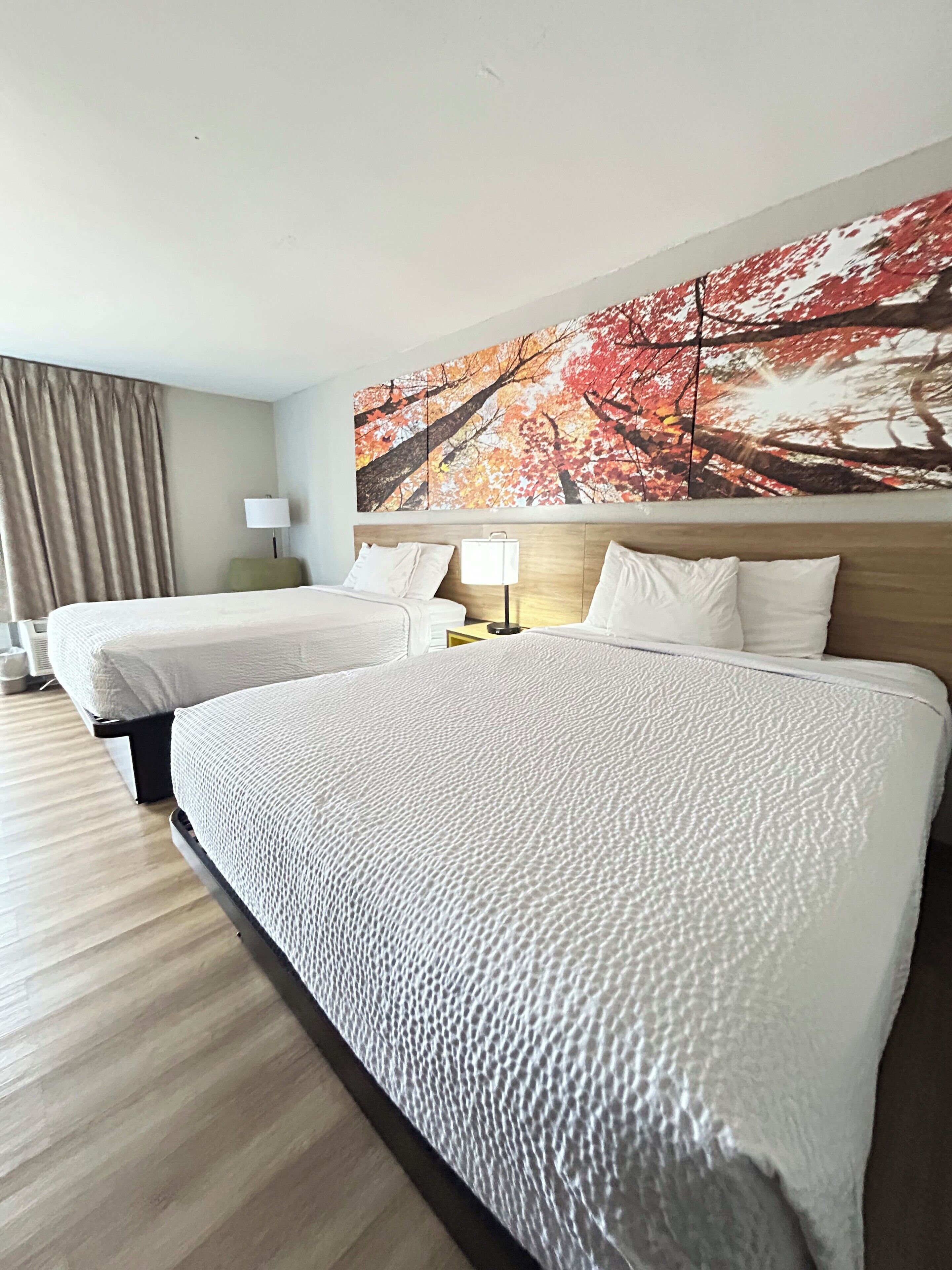 客室ごとに異なる装飾、客室ごとに異なるインテリア、ノートパソコン用作業スペース、アイロン / アイロン台