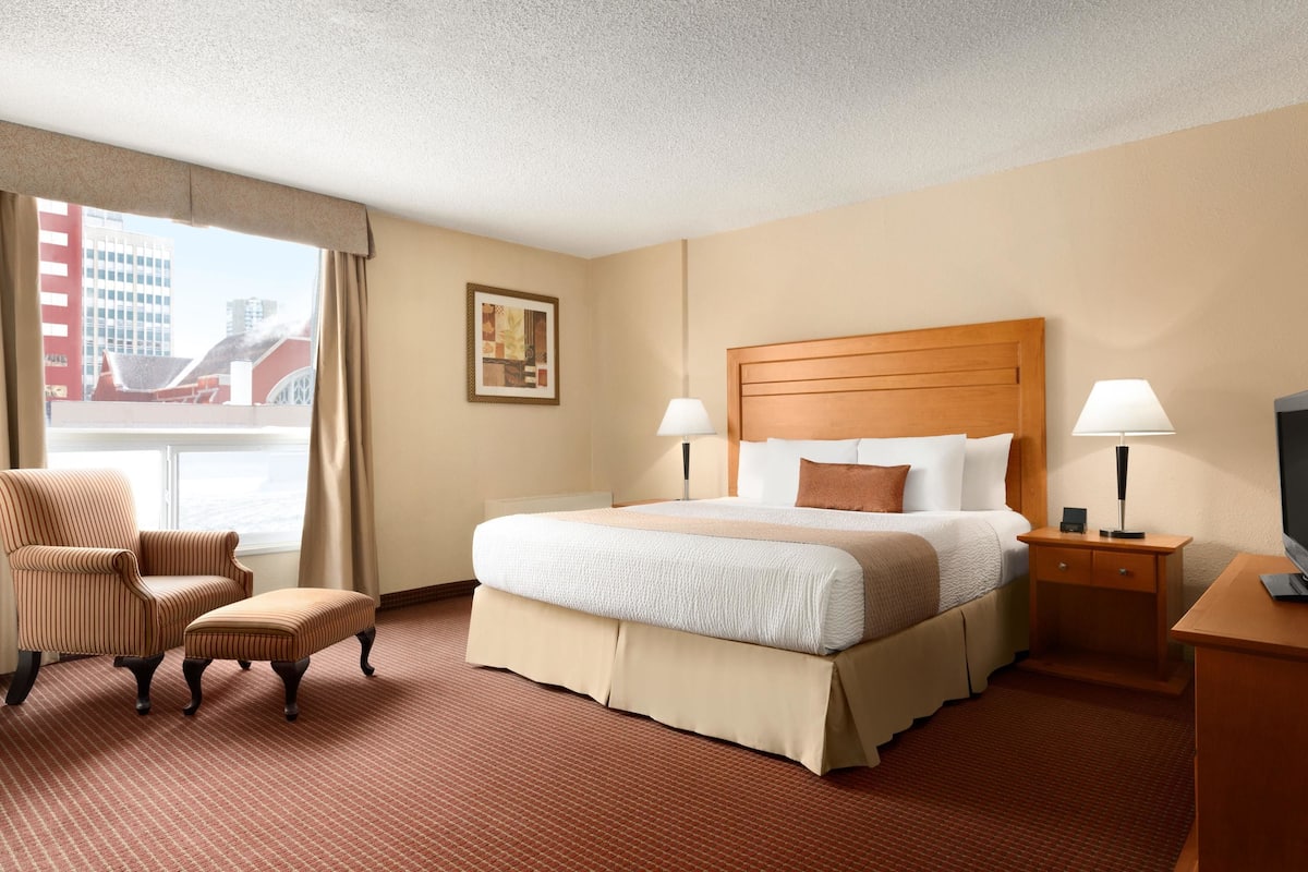 Comfort Single Room, 1 Queen Bed, Non Smoking | Premium bedding, desk, blackout drapes, soundproofing