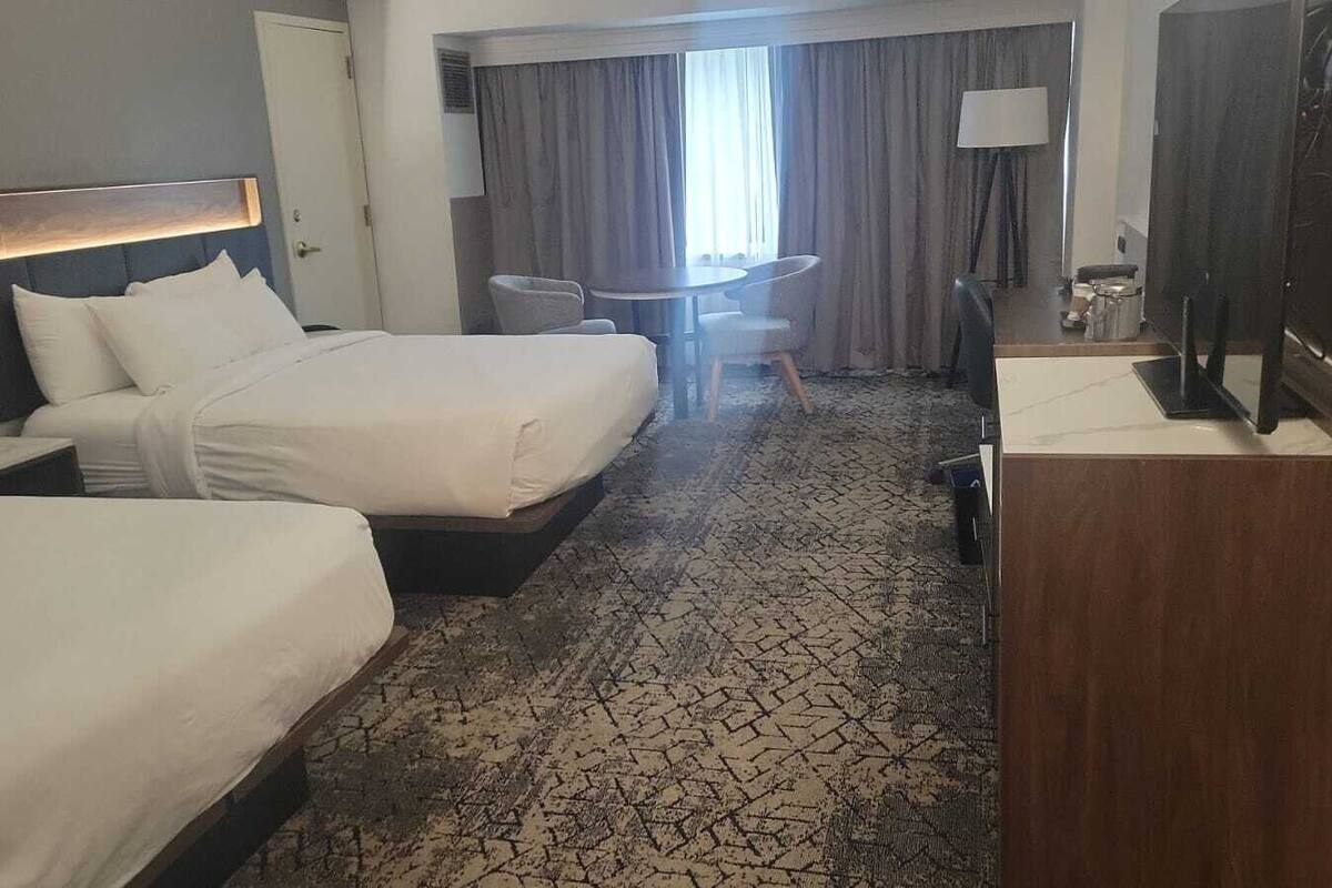 Club Room, Multiple Beds | Premium bedding, in-room safe, desk, blackout drapes