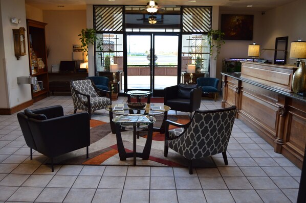 Sala de estar en el lobby