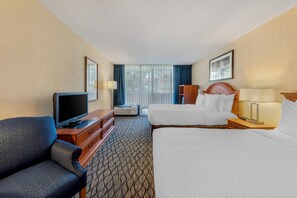 Chambre Standard, 2 lits doubles, non-fumeur | Literie de qualité, rideaux d’obscurcissement, fer et planche à repasser
