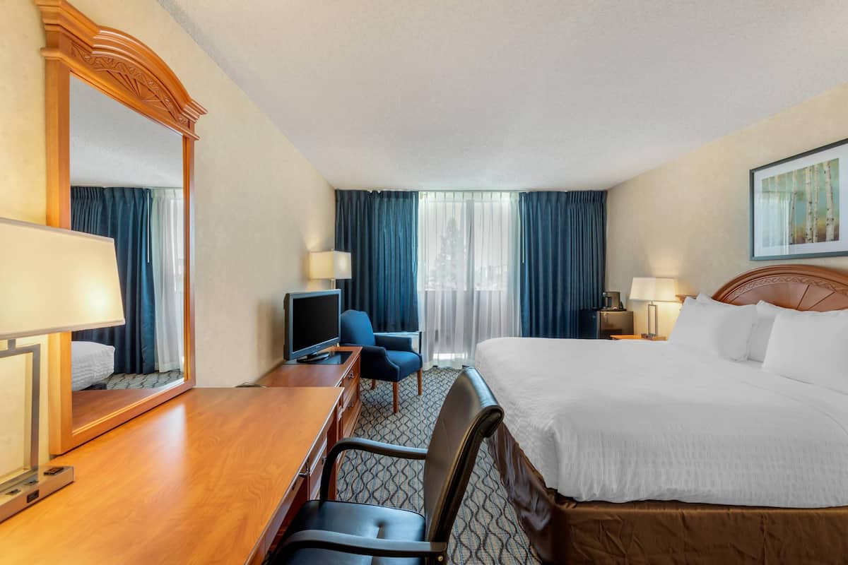 Standard Room, 1King Bed, Non Smoking | 고급 침구, 암막 커튼, 다리미/다리미판, 무료 유아용 침대