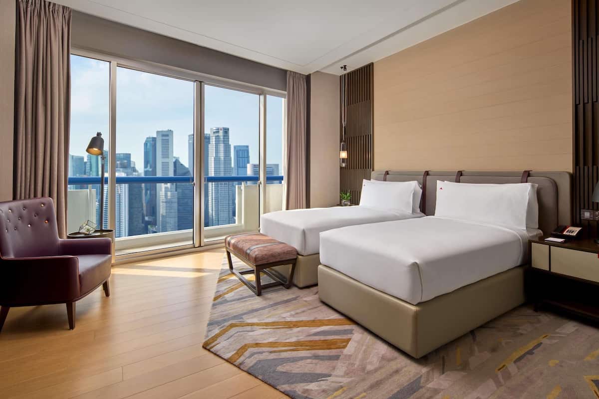 In-room safe, desk, laptop workspace, blackout drapes