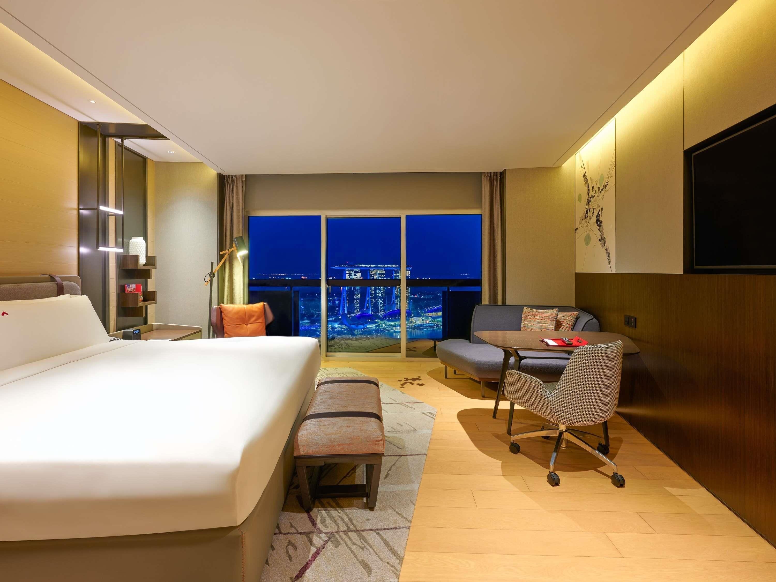 In-room safe, desk, laptop workspace, blackout drapes