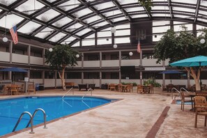 Hồ bơi trong nhà, ghế dài tắm nắng 