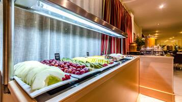 Daily buffet breakfast for a fee