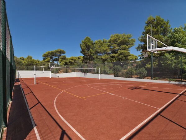Terrain de basketball