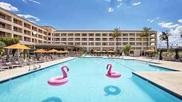 Outdoor pool, open 10:00 AM to 10:00 PM, cabanas (surcharge)