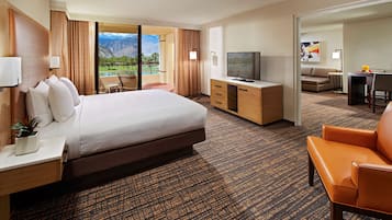 Premium bedding, down comforters, pillowtop beds, in-room safe