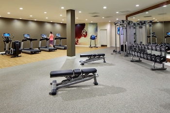 Fitness center at DoubleTree by Hilton Hotel Golf Resort Palm Springs