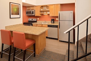 Loft, 2 Bedrooms | Private kitchen | Full-size fridge, microwave, stovetop, coffee/tea maker