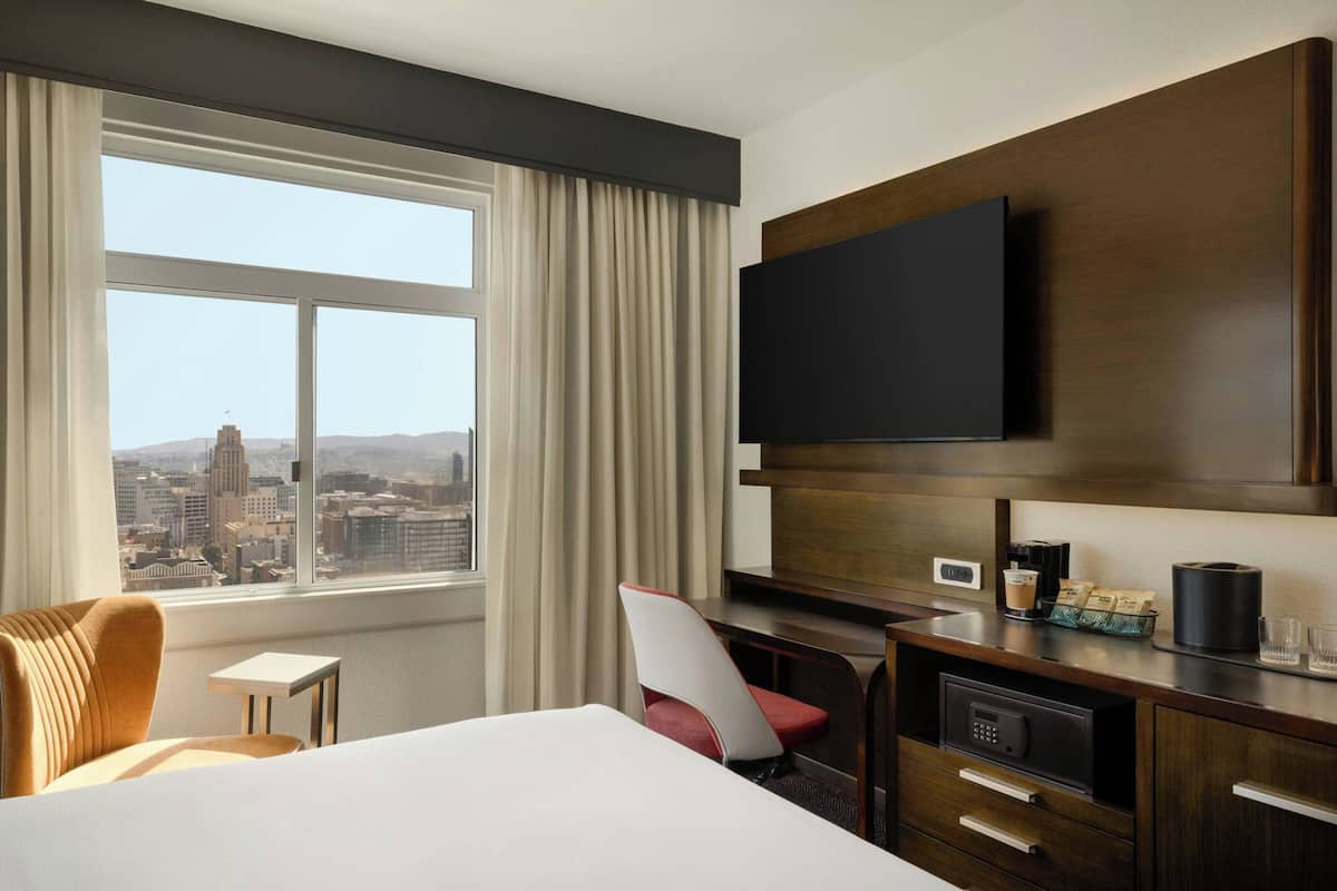 1 bedroom, hypo-allergenic bedding, in-room safe, desk