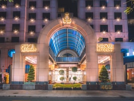 Front of property - evening/night