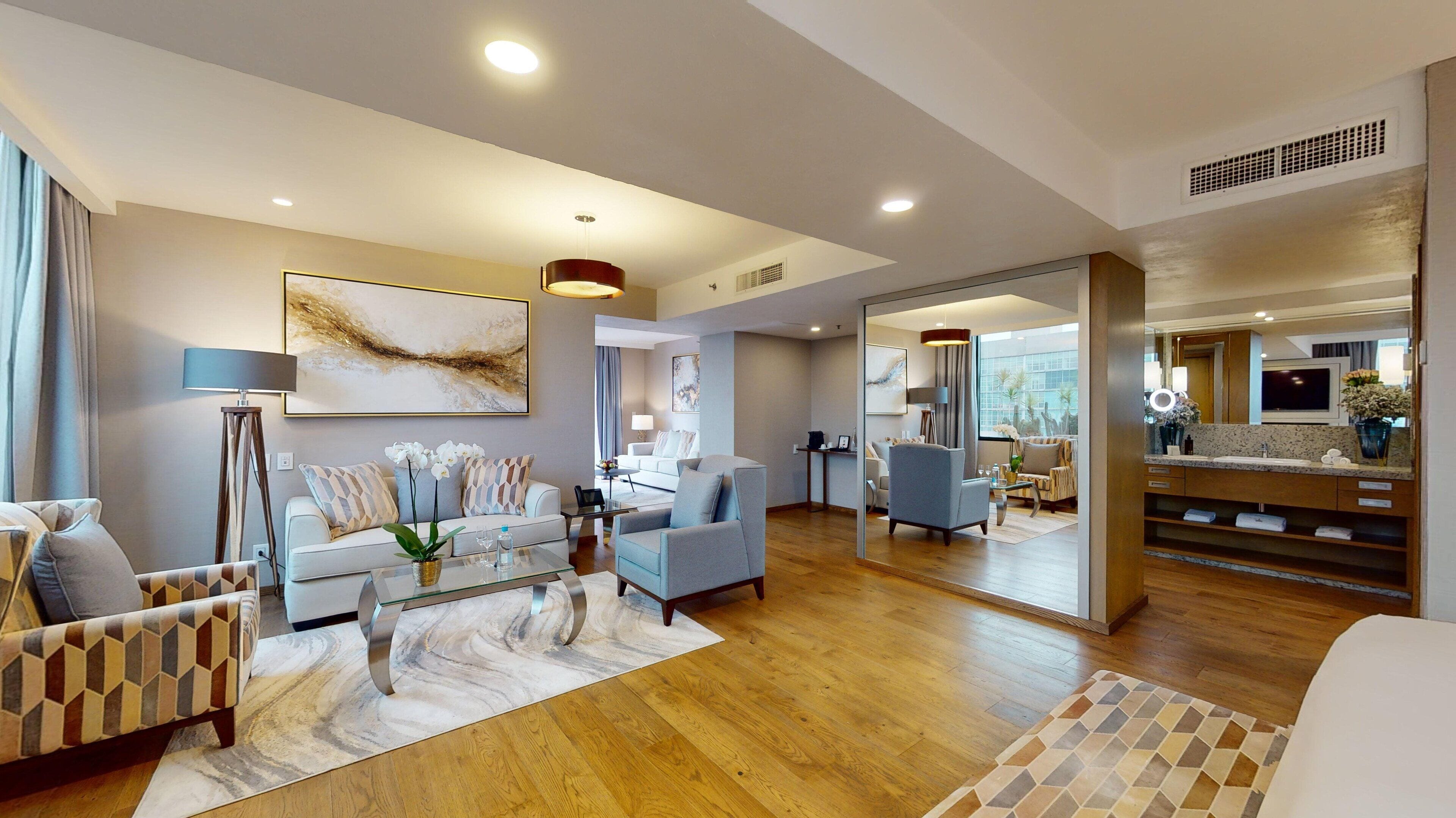 master superior suite | 1 bedroom, minibar, in-room safe, desk