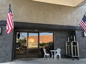 Interior entrance