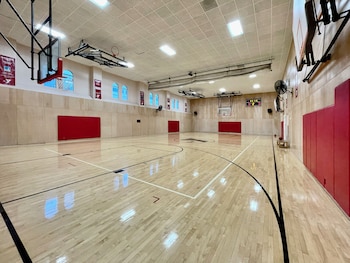 Basketball court at Harbor Court Hotel