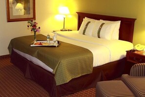 Hypo-allergenic bedding, desk, iron/ironing board