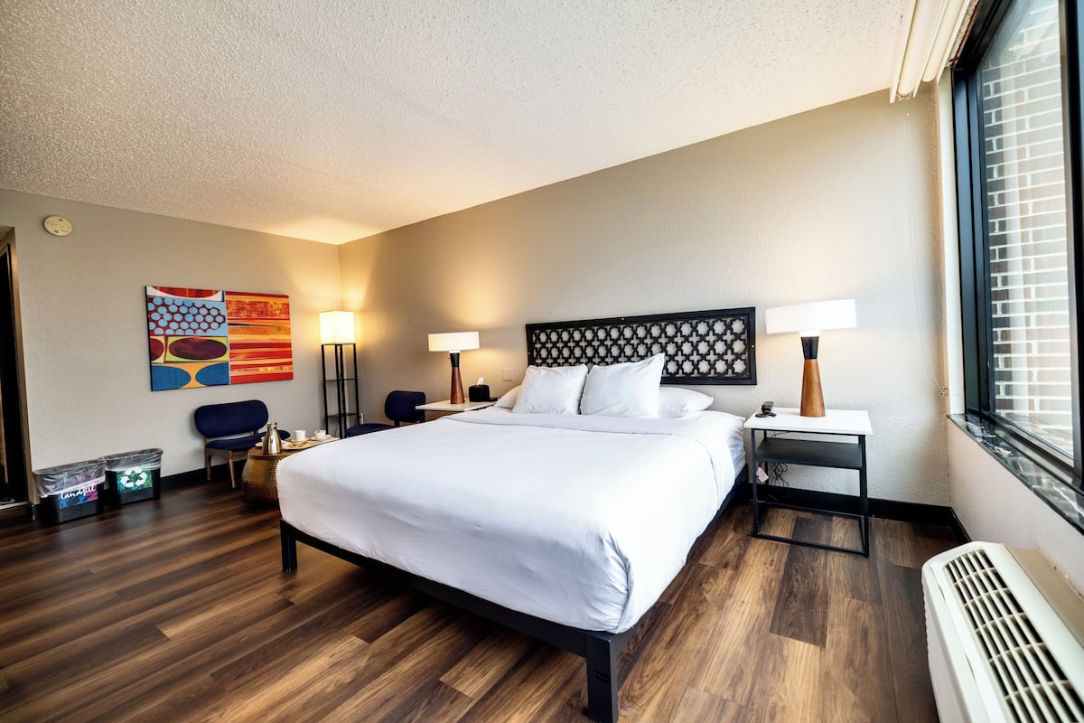 Premium bedding, pillow-top beds, individually decorated, desk