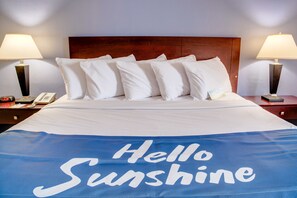Premium bedding, individually decorated, individually furnished, desk