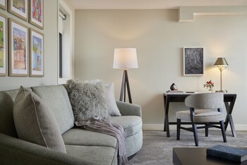 32-inch TV with premium channels at Capitol Hill Hotel