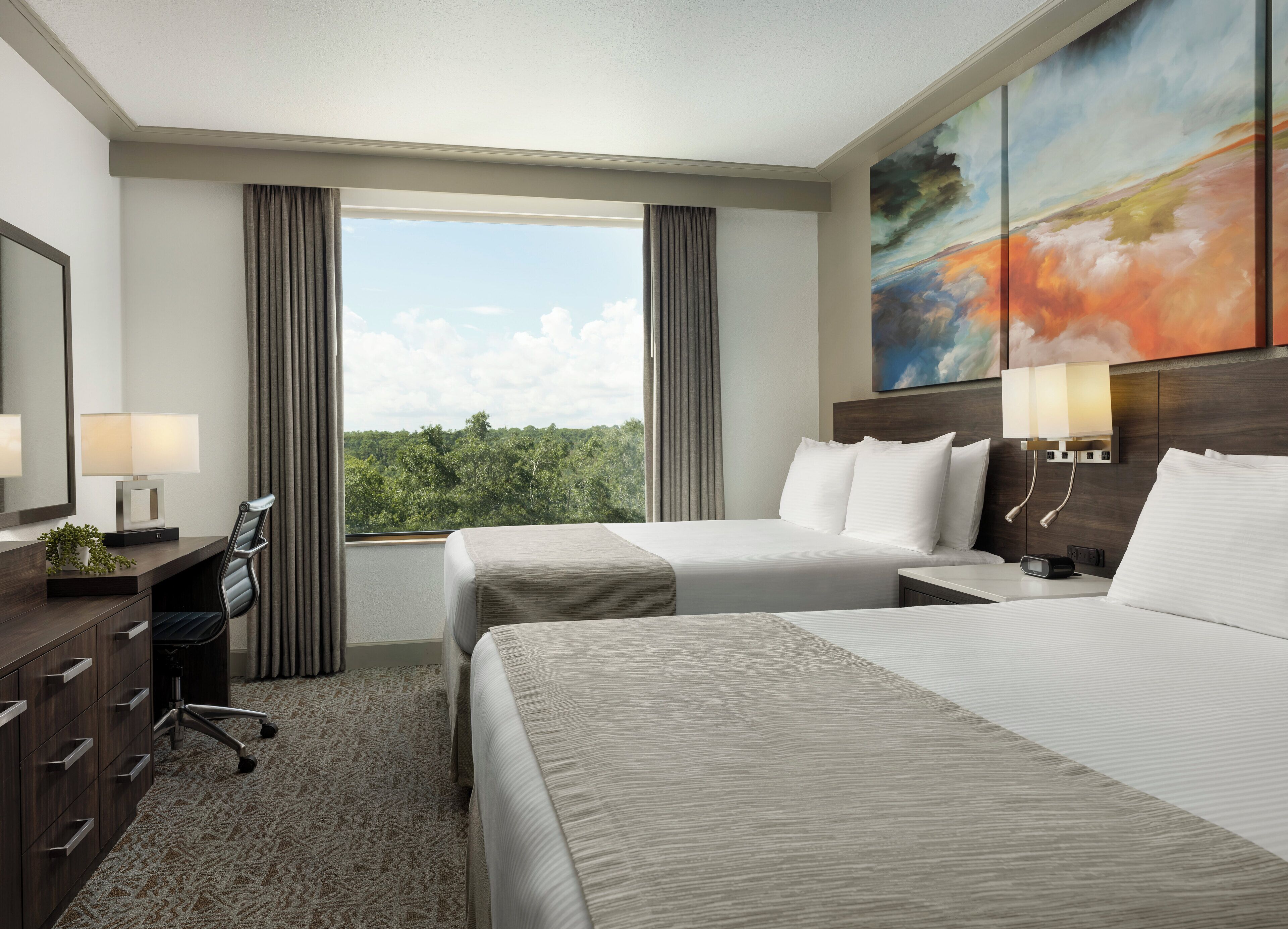 Suite, Multiple Beds (Queen Suite) | Hypo-allergenic bedding, in-room safe, desk, laptop workspace