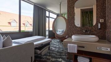 Vierbettzimmer | Allergikerbettwaren, Zimmersafe, kostenloses WLAN, BettwÀsche