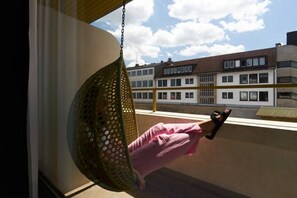 Uitzicht vanaf balkon