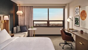 Premium bedding, down comforters, in-room safe, desk