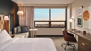 Premium bedding, down duvets, in-room safe, desk