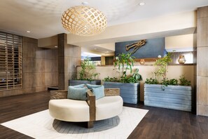 Sala de estar en el lobby