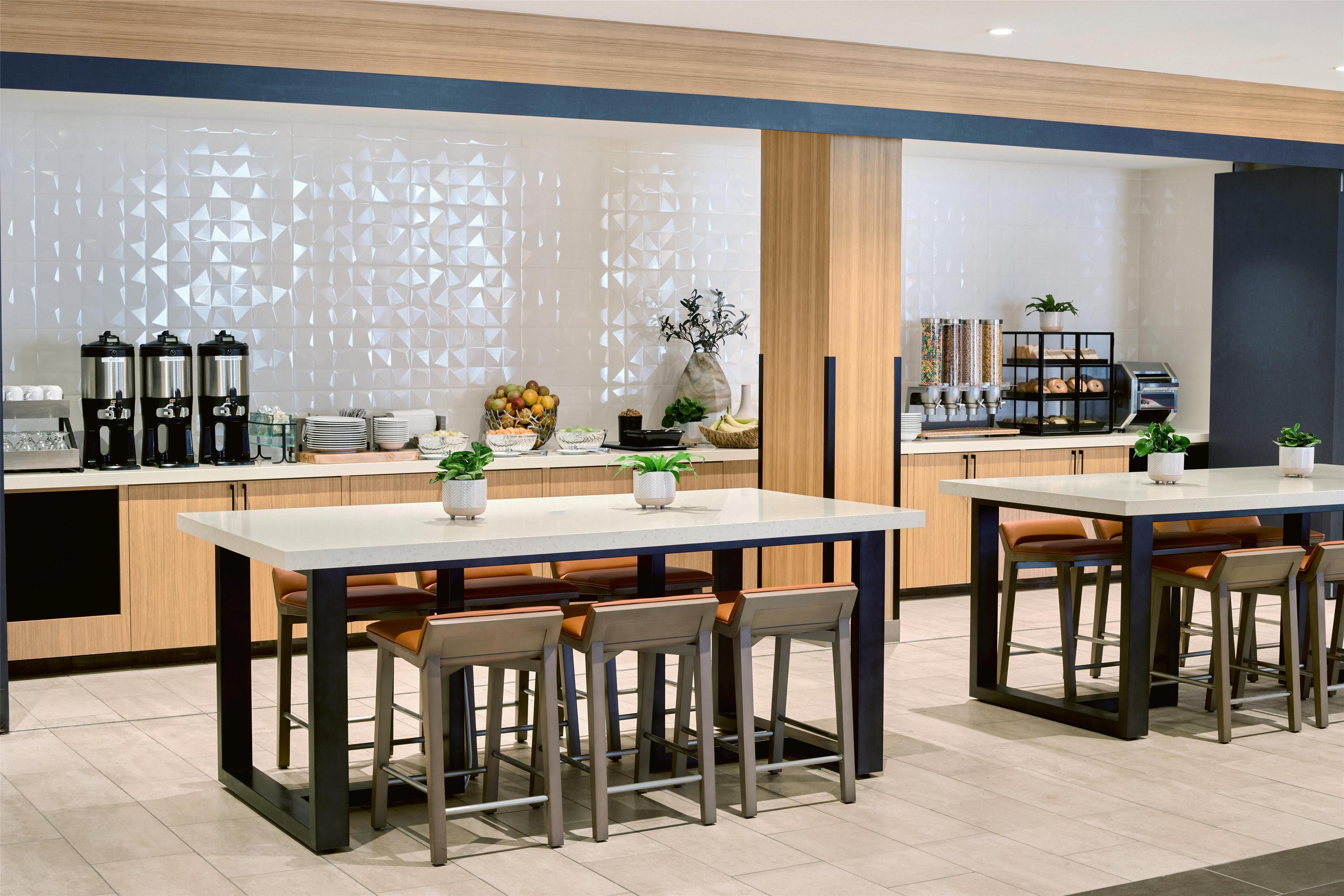 Daily buffet breakfast (USD 21.95 per person)