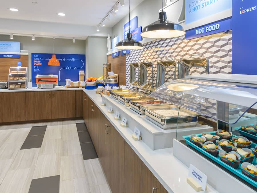 Free buffet breakfast