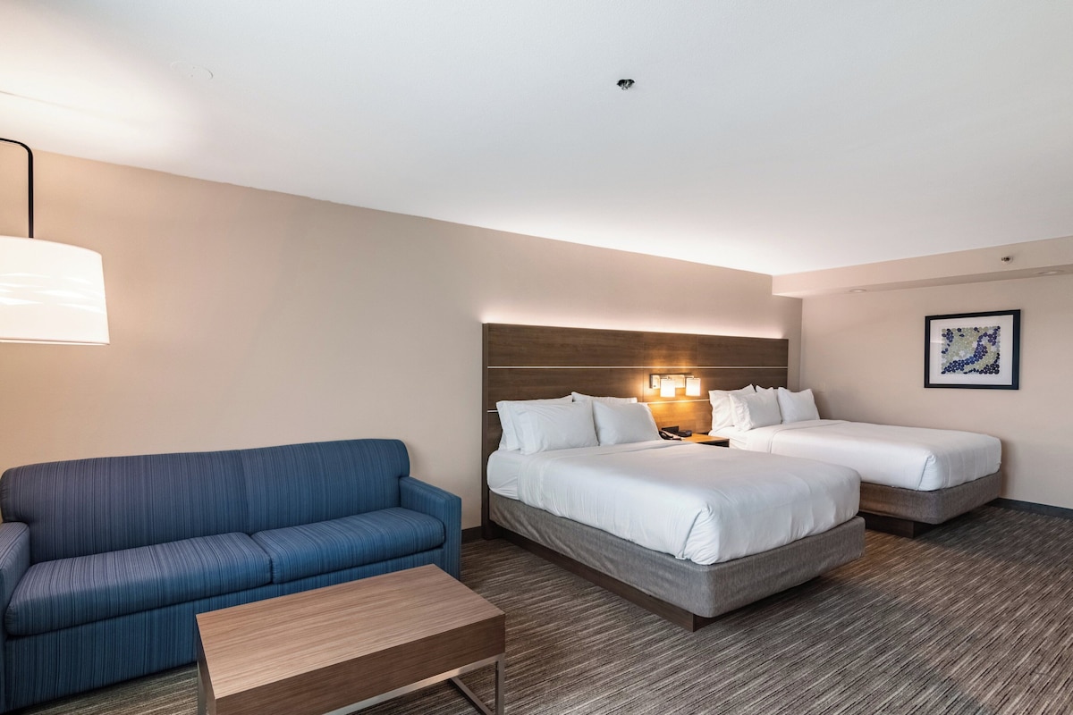 Suite, Multiple Beds | In-room safe, desk, laptop workspace, blackout drapes