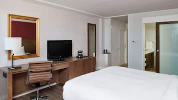 Premium bedding, in-room safe, blackout curtains, iron/ironing board
