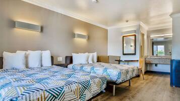 Arbetsyta för laptop, gratis wi-fi och sängkläder