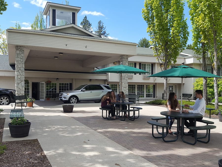 Fachada de la propiedad