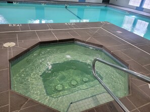 Indoor spa tub